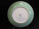 Beautiful Japanese Light Green Handpainted Plate/B