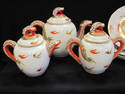 Vintage 15 pc Japanese Dragon Tea Set w/Dessert Pl