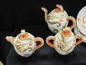 Vintage 15 pc Japanese Dragon Tea Set w/Dessert Pl