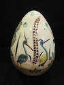 Ceramic Egg Shaped Handpainted Egg from Mexico