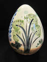 Ceramic Egg Shaped Handpainted Egg from Mexico