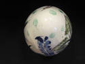 Ceramic Egg Shaped Handpainted Egg from Mexico