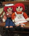 VinTAGE 36" Raggedy Ann & Andy Cloth Dolls - So Cu