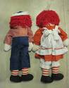 VinTAGE 36" Raggedy Ann & Andy Cloth Dolls - So Cu