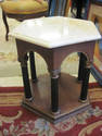 Marble Top Octagon Side Table