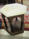 Marble Top Octagon Side Table