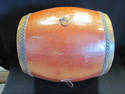 Antique Chinese Drum - Red Painted