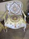 Two French Styled Arm Chairs - New Upohlstry