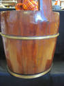 Large Vintage Wooden Chinese Water Bucket