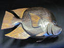 Carved Wood Fish Statue from Jamaica