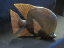 Carved Wood Fish Statue from Jamaica