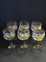 Vintage Set of Six Wine/Sherry Glasses