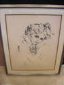 Framed Signed Litho - Hyacnthe Kullan