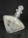 Leaning Crystal Decanter