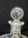 Leaning Crystal Decanter