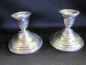 Sterling Silver 4 Inch Candlesticks