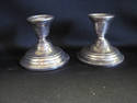 Sterling Silver 4 Inch Candlesticks