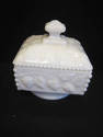 Milk Glass Westmoreland Covered Dish - Grapes MINT