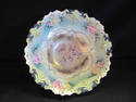 Antique RS Prussia Green Bowl w/ Roses & Gold Trim