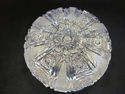 Unusual Round Domed Cut Crystal Dish with Lid MINT