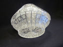 Beautiful Etched Crystal Basket Dish