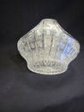 Beautiful Etched Crystal Basket Dish