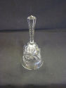 Crystal Bell with Etched Star Design