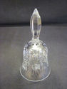 Small Crystal Bell with Etched Design