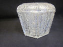 Czechoslovakia Crystal Dish with Lid  MINT