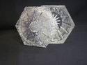 Czechoslovakia Crystal Dish with Lid  MINT