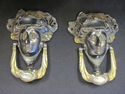 Antique Look Lady Head Metal Door Knocker