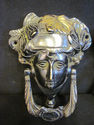 Antique Look Lady Head Metal Door Knocker