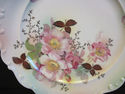 Decorative Floral Plate Gold Edging