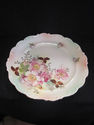 Decorative Floral Plate Gold Edging