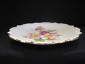 Decorative Floral Plate Gold Edging "Wild Rose"  M