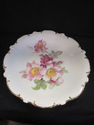 Decorative Floral Plate Gold Edging "Wild Rose"  M