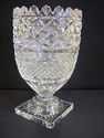 Waterford Pedestaled Crystal Vase - Unique Shape M