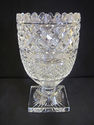 Waterford Pedestaled Crystal Vase - Unique Shape M