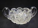 Crystal Hand Cut Creamer & Sugar Bowl MINT