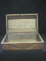 Carved Wood Mexican Chest  - Floral Design