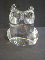 Crystal Glass Owl "ORREFORS" Paperwieght  MINT