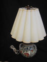 Handpainted Italian Lamp with Brass Top