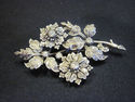 Victorian Brooch 10kt white gold and diamond  