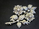 Victorian Brooch 10kt white gold and diamond  