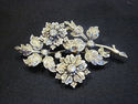 Victorian Brooch 10kt white gold and diamond  