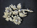 Victorian Brooch 10kt white gold and diamond  