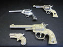 1950's Set of Four Toy Guns