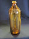 1940's VIntage Brown Glass Clorox Bottle