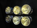 Set of Twelve Silverplated Wine/Sherry Glasses