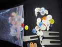 Assorted Golf Tees and Markers